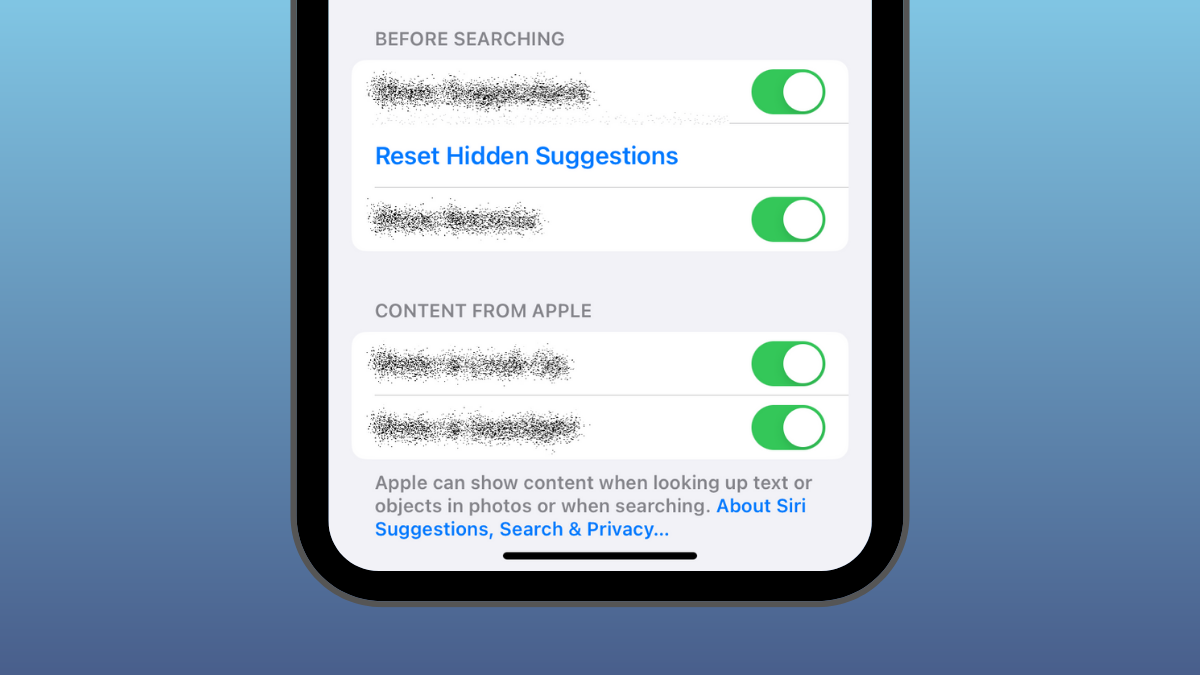 How to Reset Hidden Siri Suggestions on iPhone