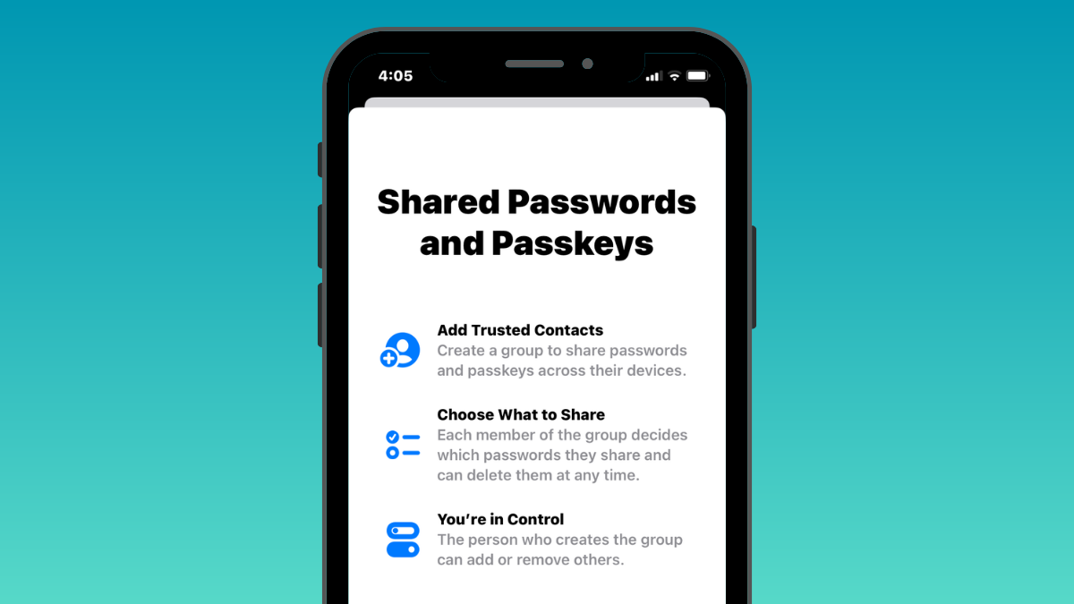 iOS 17: How to Share Passwords Safely With Family on iPhone