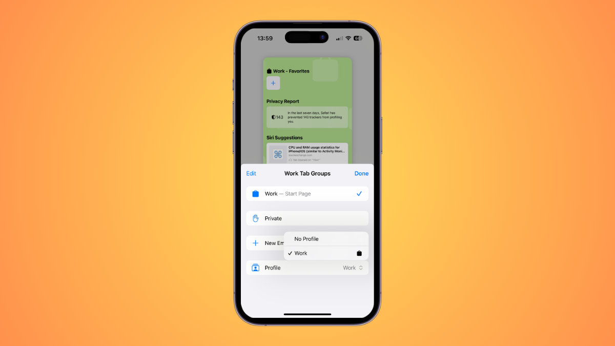 How to create and use Safari Profiles on iOS 17