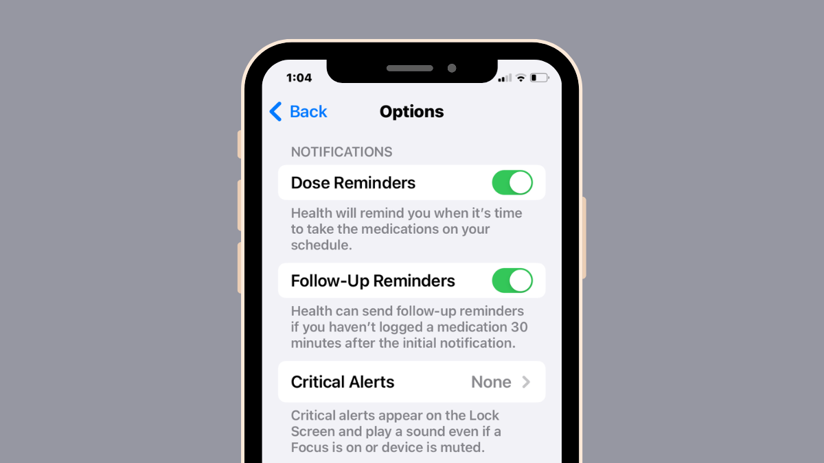 How to Enable Follow-up Reminders for Your Medications on iPhone