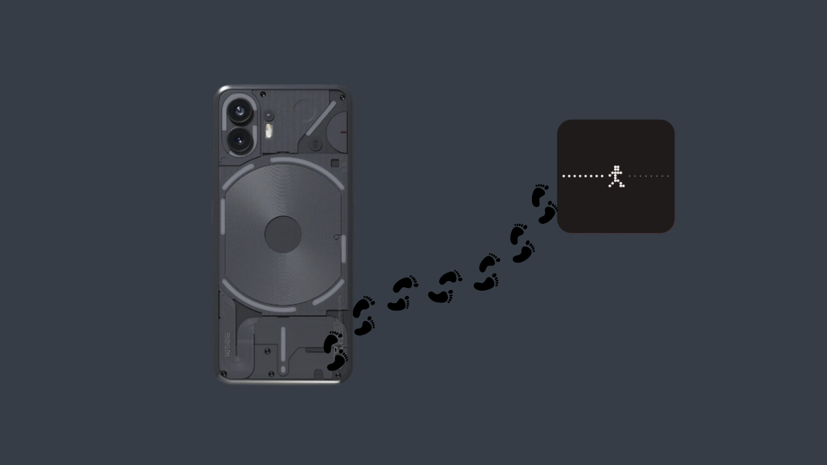 How to Use the Pedometer or Step Count Widget on Nothing OS