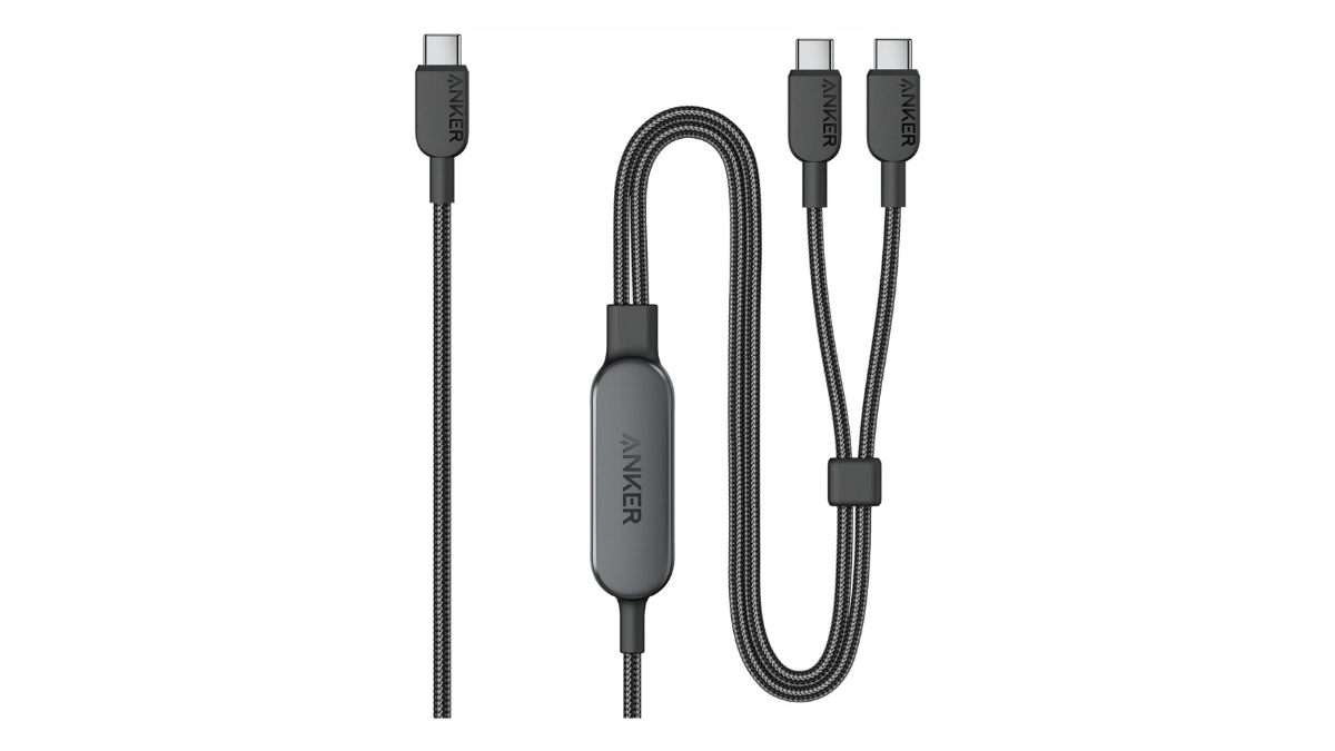 Charge Two Devices at Once With Anker’s $25 Double-Headed USB-C Cable