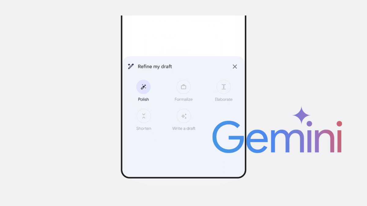 Gemini Can Now ‘Polish’ Your Rough Drafts in Gmail