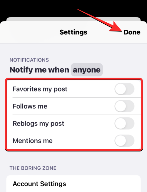 block notifications on mastodon app 7 a كيفية منع الإشعارات على Mastodon