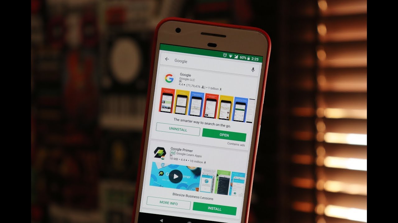 Google Play Store gets new search UI