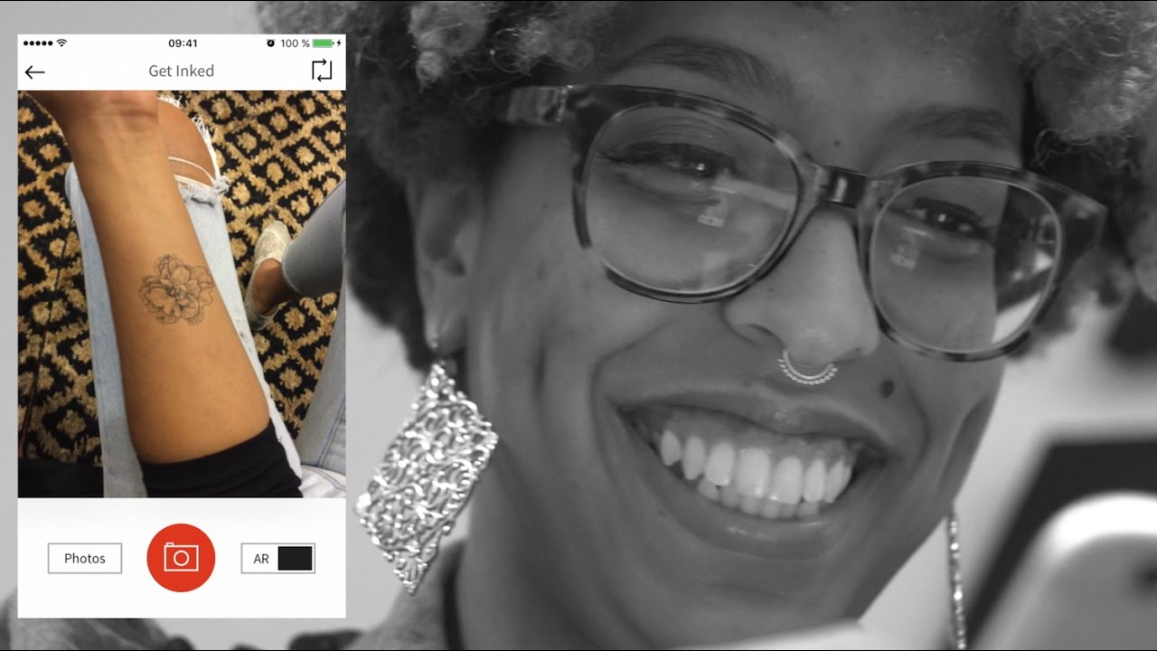 INKHUNTER - the best mobile app for trying on virtual tattoos using augmented reality