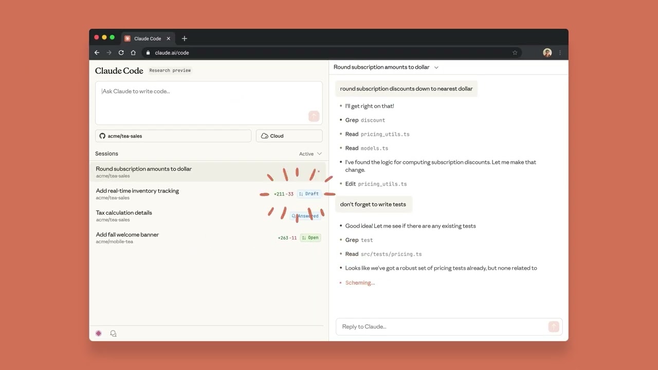 Claude Code on the web