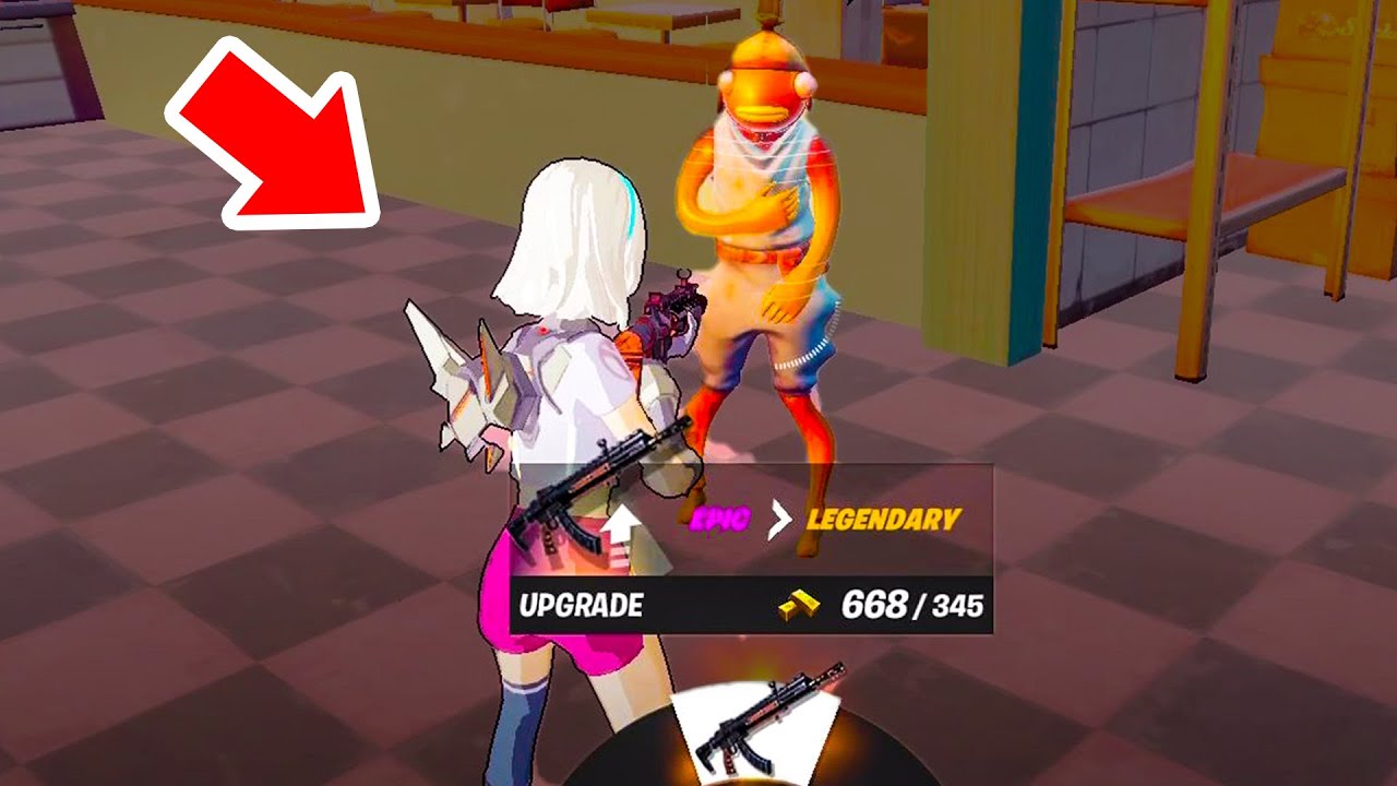 *New* Moving Upgrade Bench  - How to Upgrade Your Weapon in Season 5 Fortnite (NPC / BOSSES)