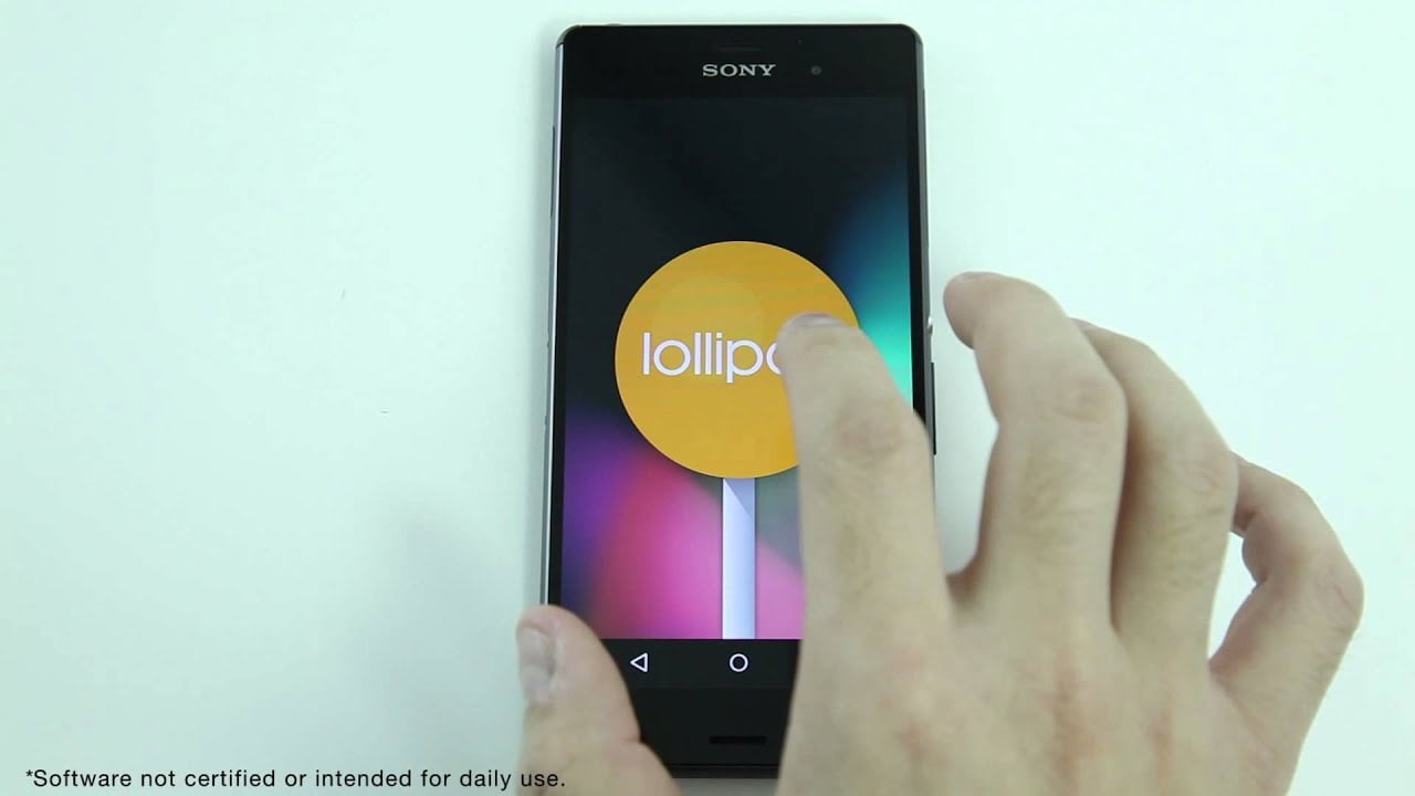 Android 5.0: Xperia Z3 running AOSP