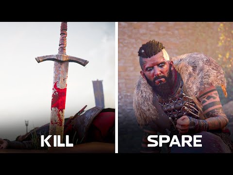 Assassin's Creed: Valhalla - Kill Vs Spare RUED (ALL Choices)