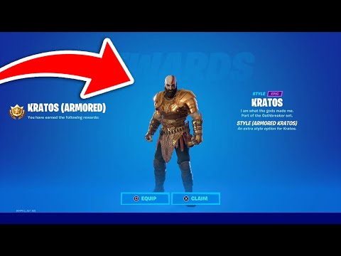 FORTNITE SEASON 5 HOW TO GET PS5 EXCLUSIVE KRATOS SKIN! (FORTNITE KRATOS ARMORED)