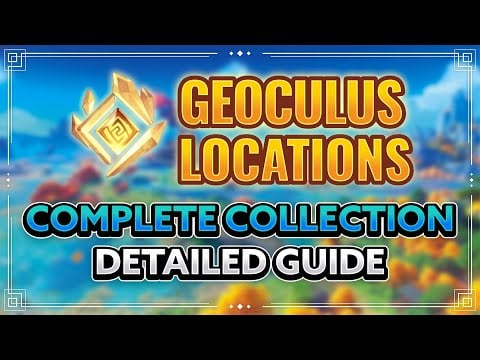 Genshin Impact All 130+1 Geoculus Locations Complete Collection Guide The Best Route Tutorial