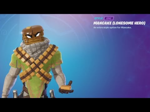 MANCAKE Skin Showcase in Fortnite Chapter 2 Season 5