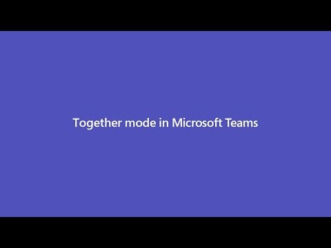 Together mode in Microsoft Teams