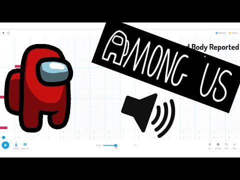 Among Us Sounds but on Song Maker - Chrome Music Lab