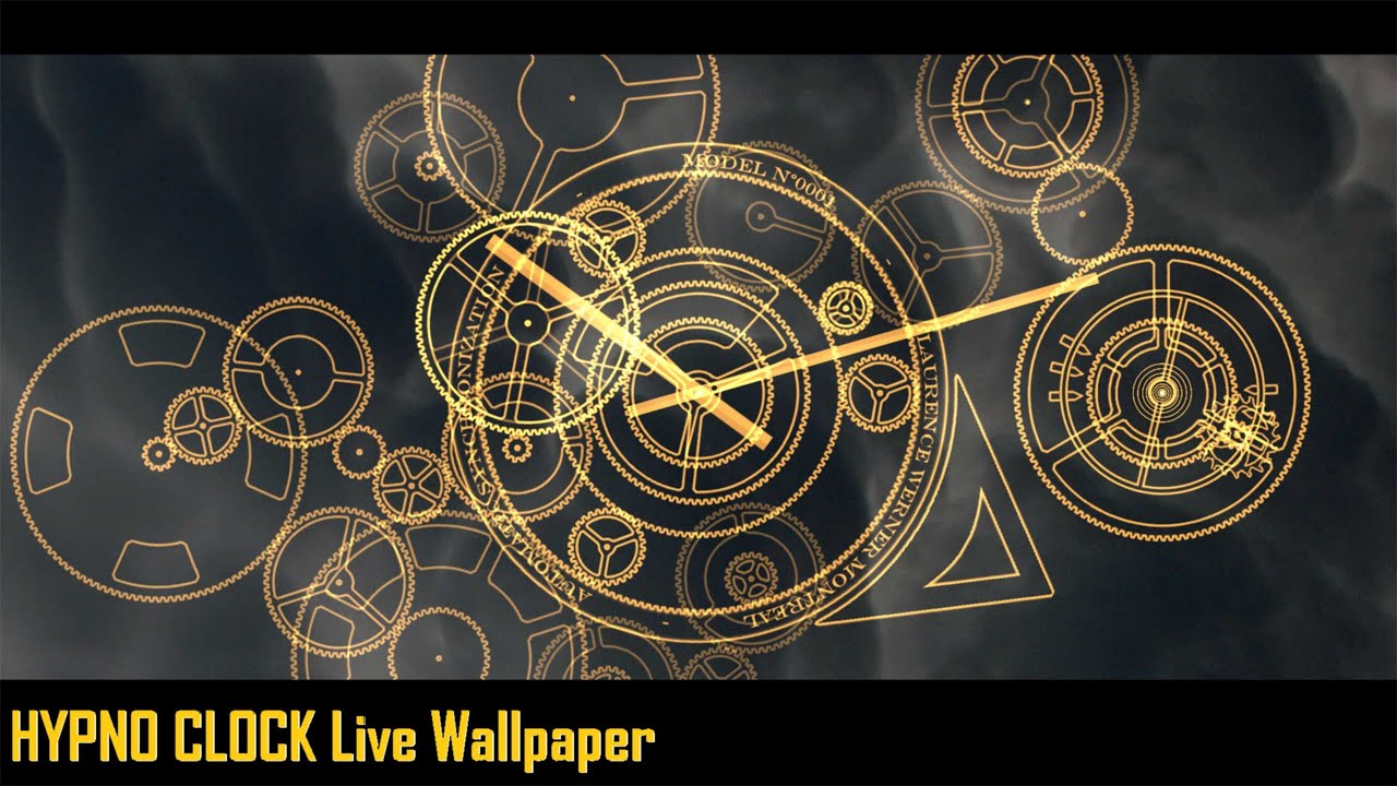 Hypno Clock Live Wallpaper
