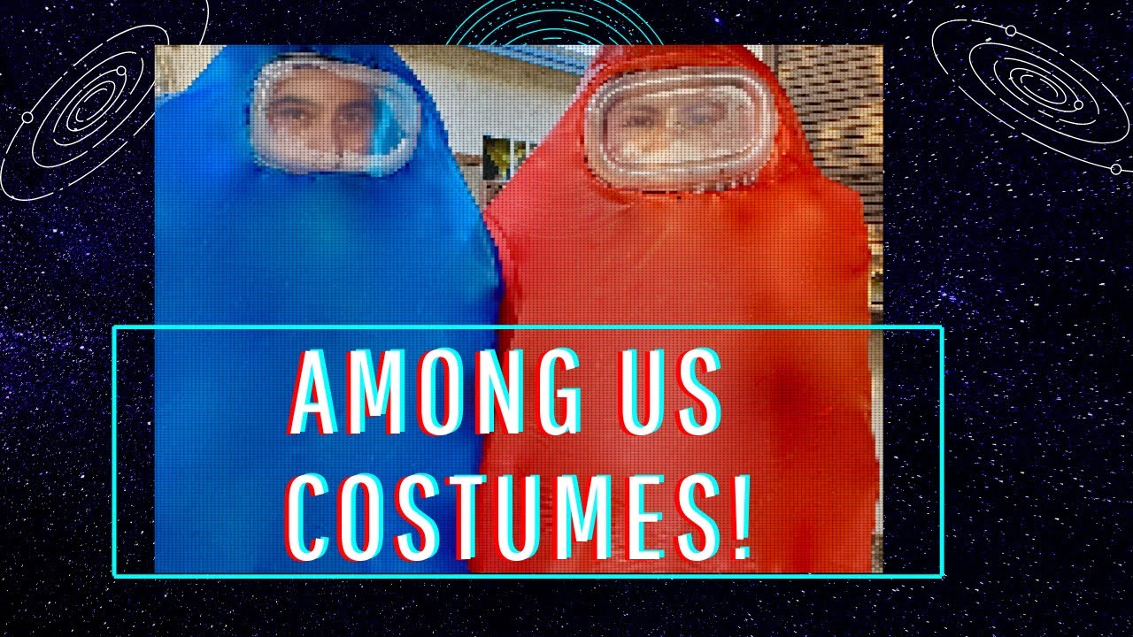 AMONG US COSTUMES ON A BUDGET! | CHEAP DIY COUPLE HALLOWEEN COSTUMES| DOLLAR TREE COSTUMES