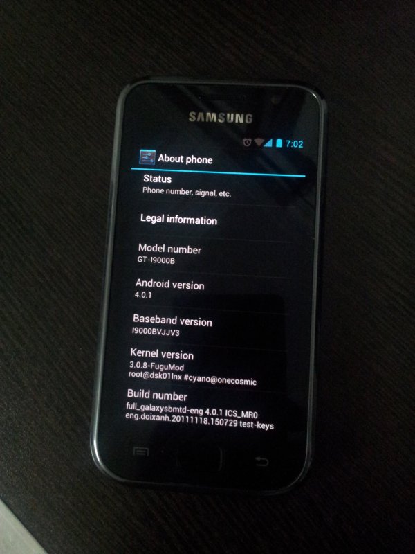 focus fax Idioot Android 4.0 Ice Cream Sandwich (ICS) Update for Galaxy S i9000