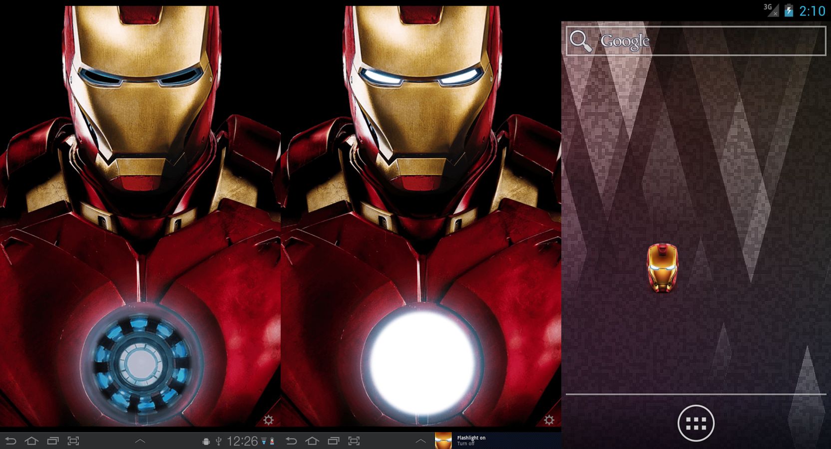flash light ironman
