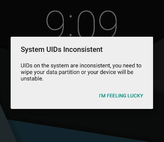 How To Fix System Uids Inconsistent Error On Android