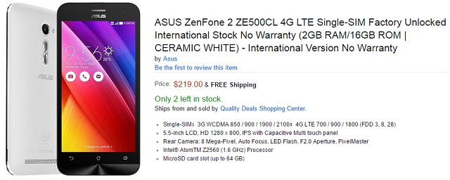 zenfone 2 us