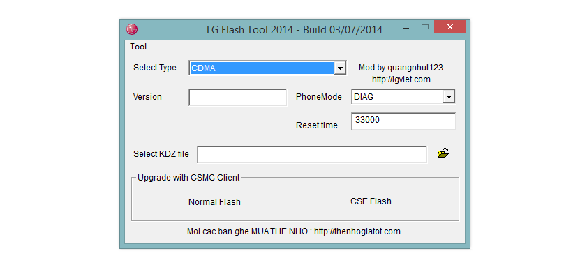 lg flash tool usb port open fail