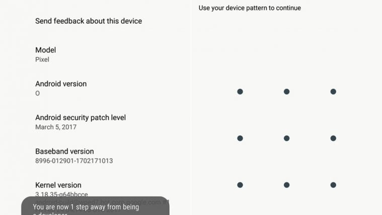 developer options Android O