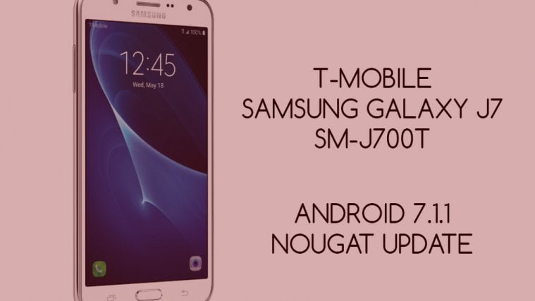 T-Mobile j7 Nougat update