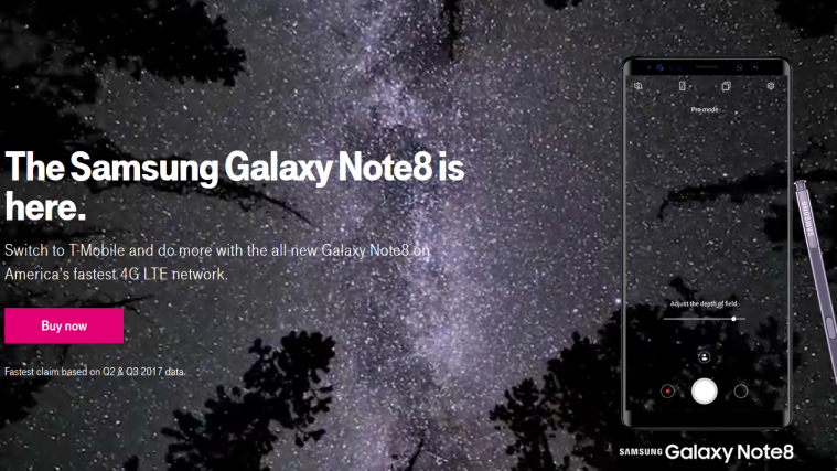 galaxy note 8 tmobile update