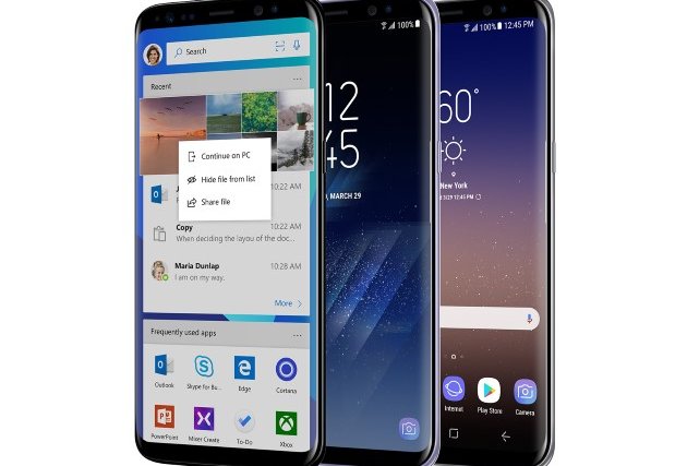 galaxy s8 microsoft edition