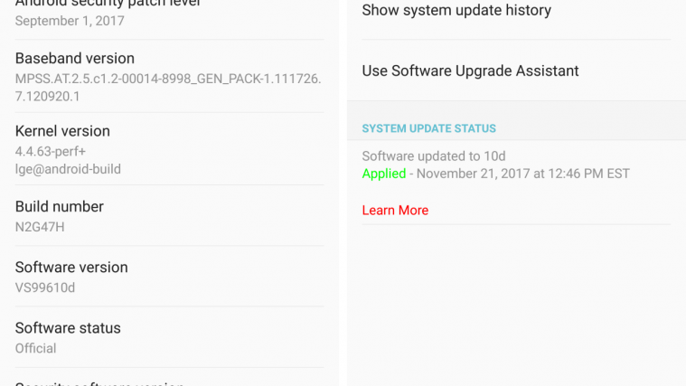 lg v30 update