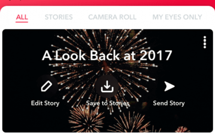 snapchat your 2017 story
