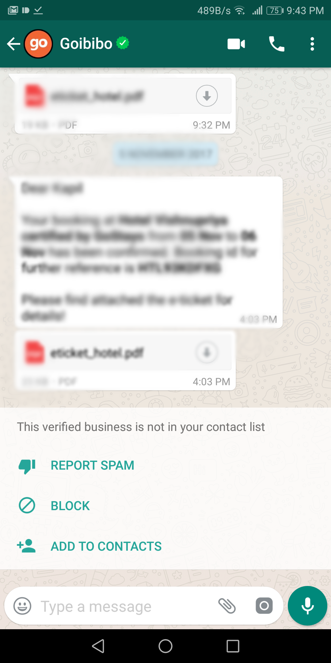 whatsapp business account verification