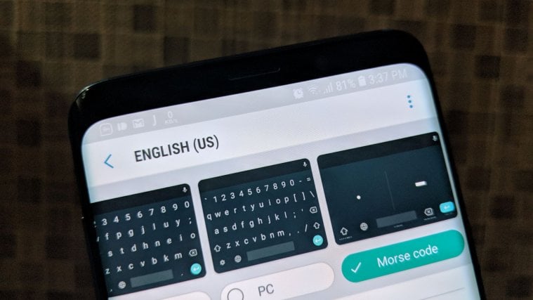 Google Morse Code Keyboard