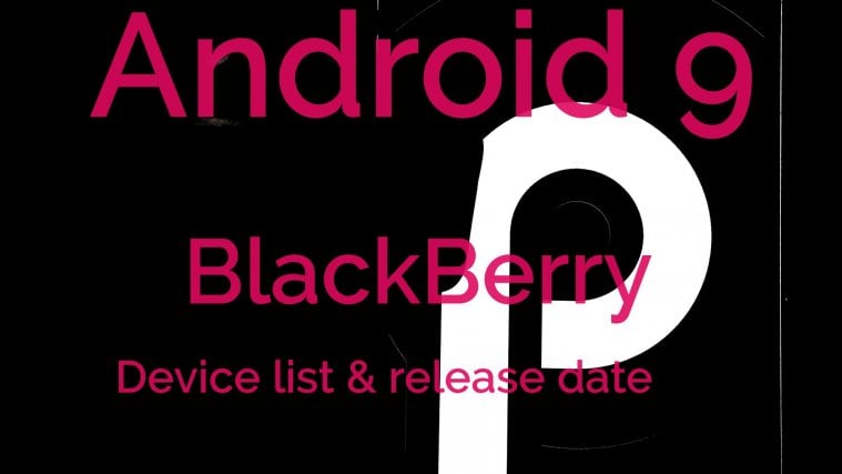 BlackBerry Android 9 Pie