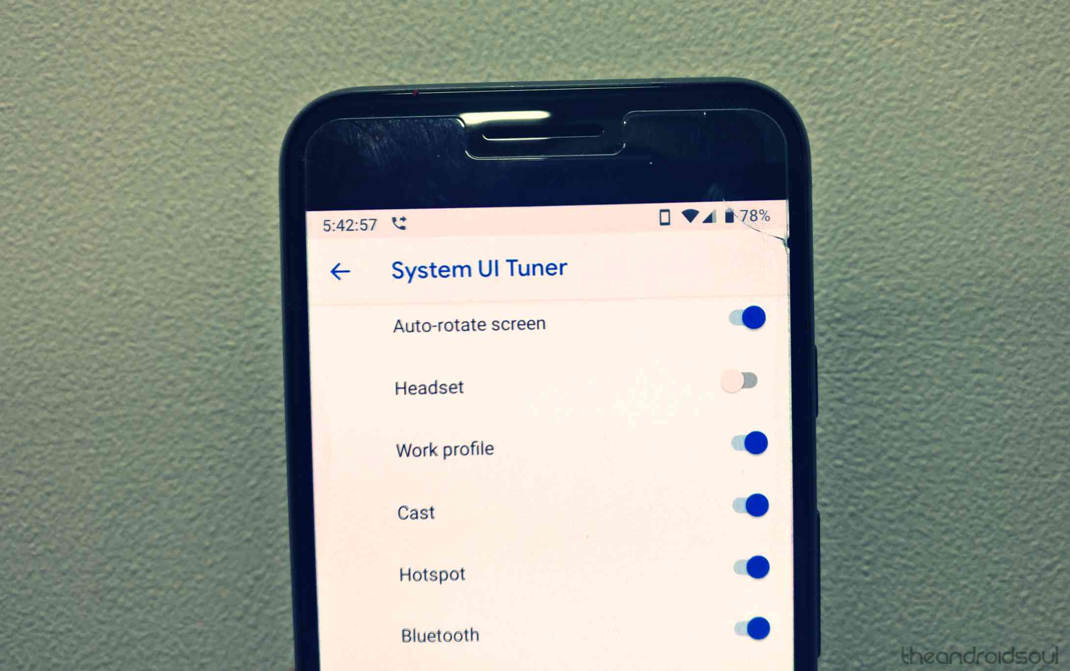 system ui tuner android 10