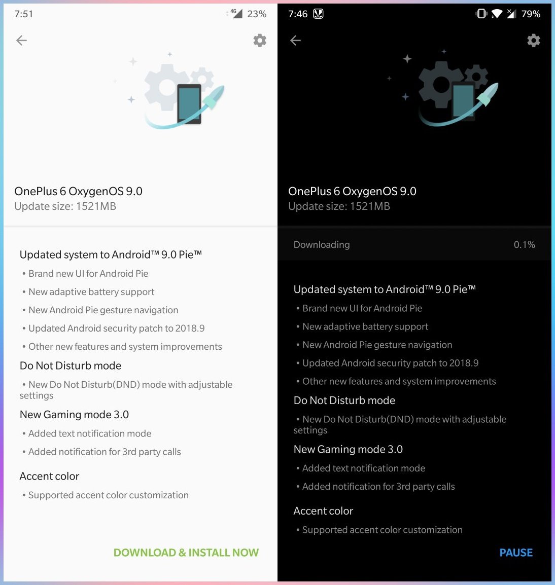 OnePlus 6 OxygenOS 9.0
