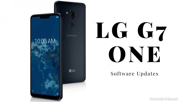 LG G7 One software updates