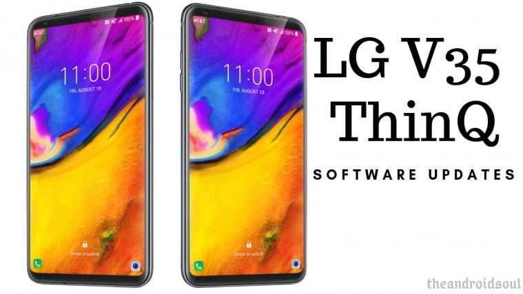 LG V35 ThinQ software update