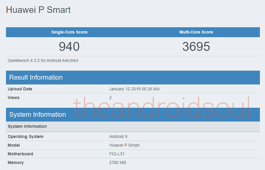 Huawei P Smart Pie update