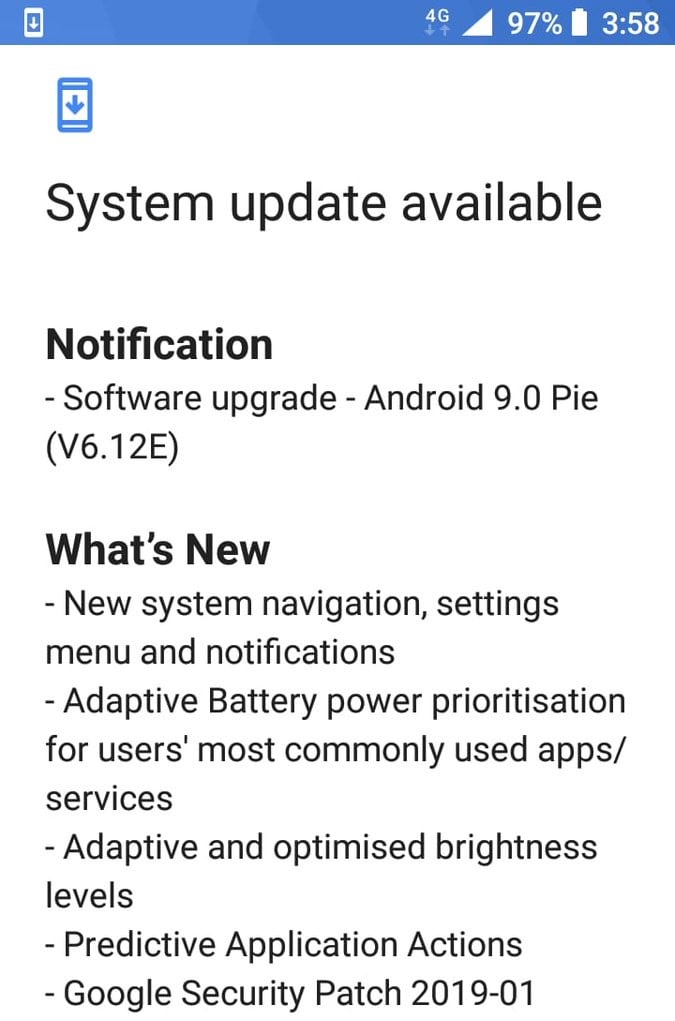 Nokia 5 Pie update-2