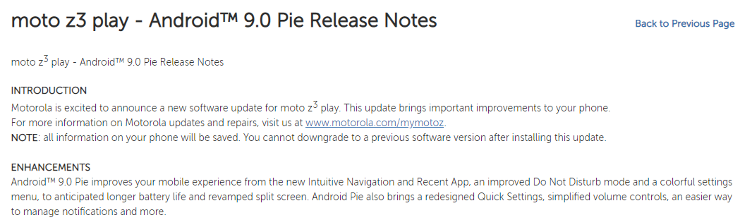 Moto Z3 Play Pie update (2)