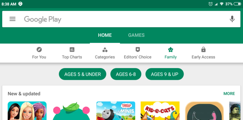 google play store app to working