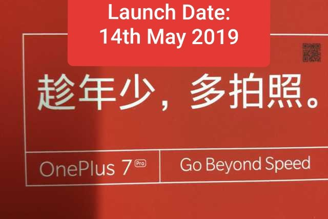 Leaked OnePlus 7 Pro release date