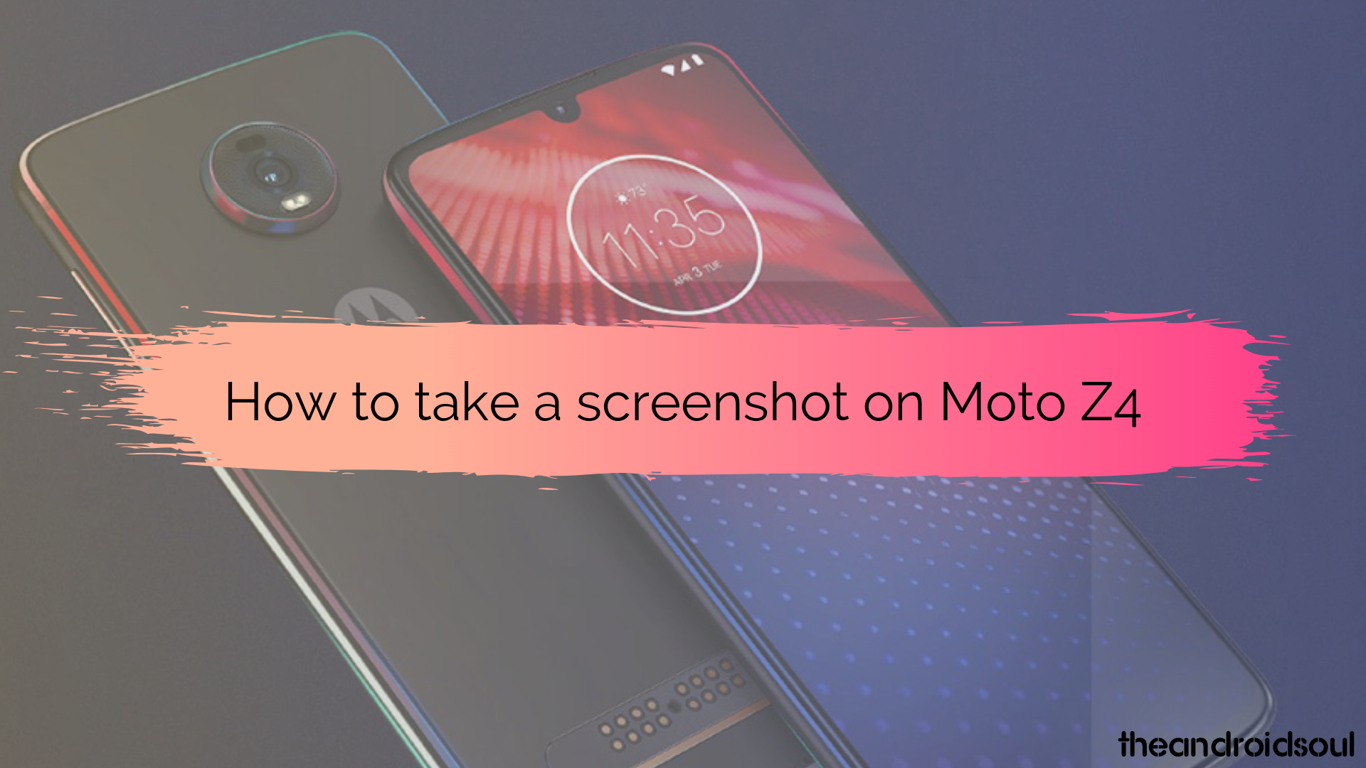 Featured image of post Screenshot On Moto Z4 To take a screenshot for moto e you simply press and hold both the power and volume down key simultaneously for about three seconds