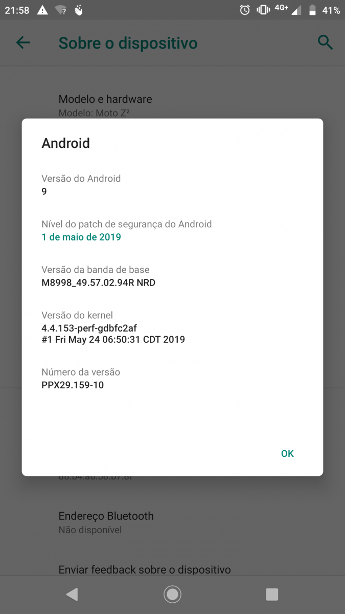 Moto Z2 Force Android Pie update in Brazil
