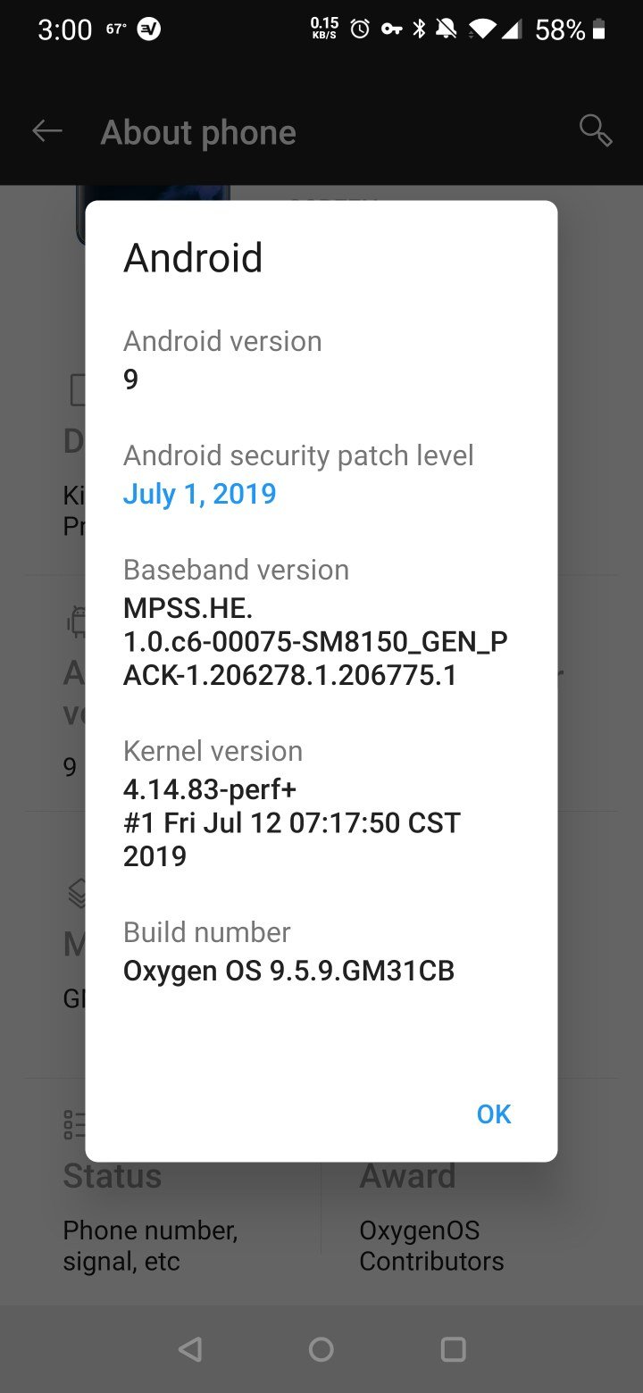 T-Mobile OxygenOS 9.5.9 update