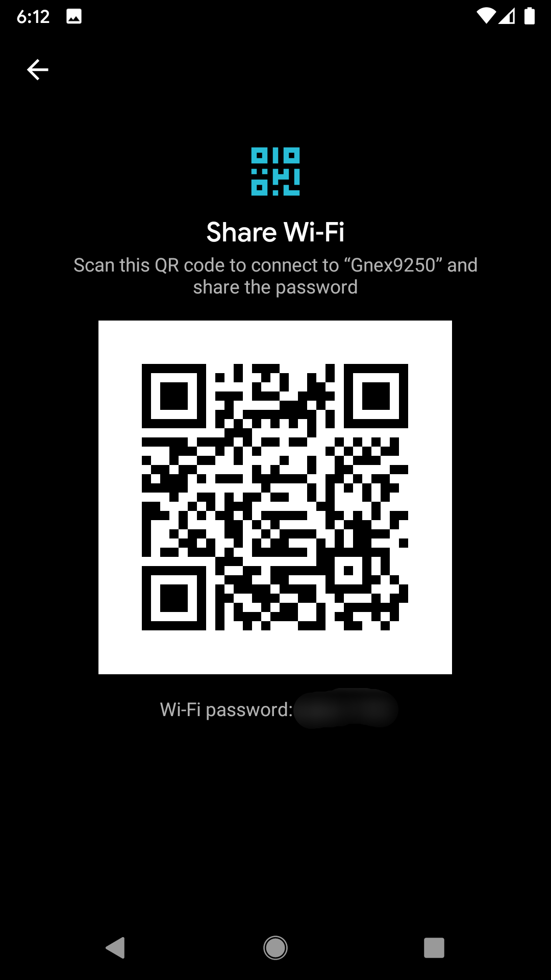 qr code reader wifi password