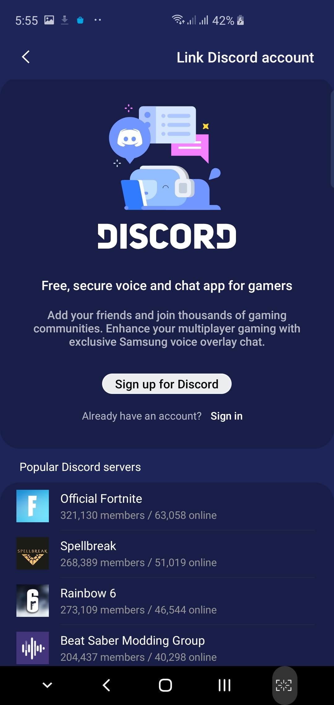 Game Launcher update Discord app