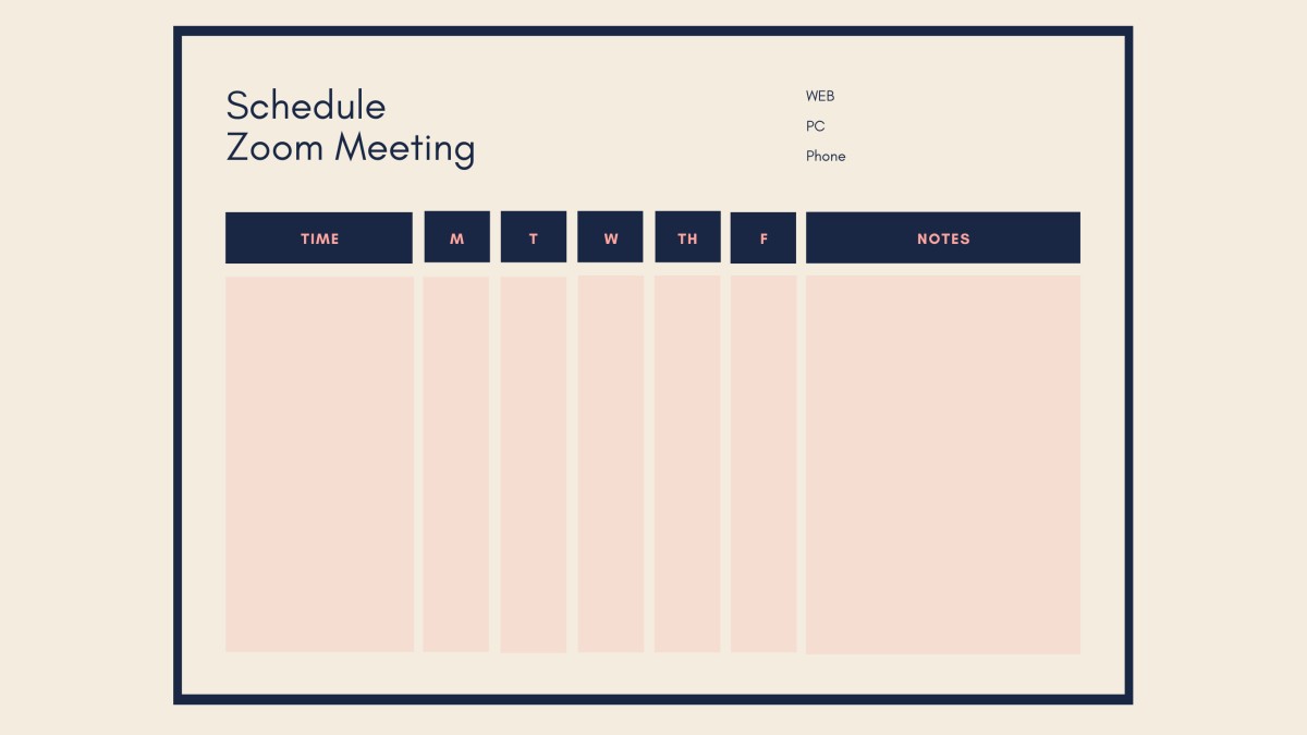 schedule zoom meeting free